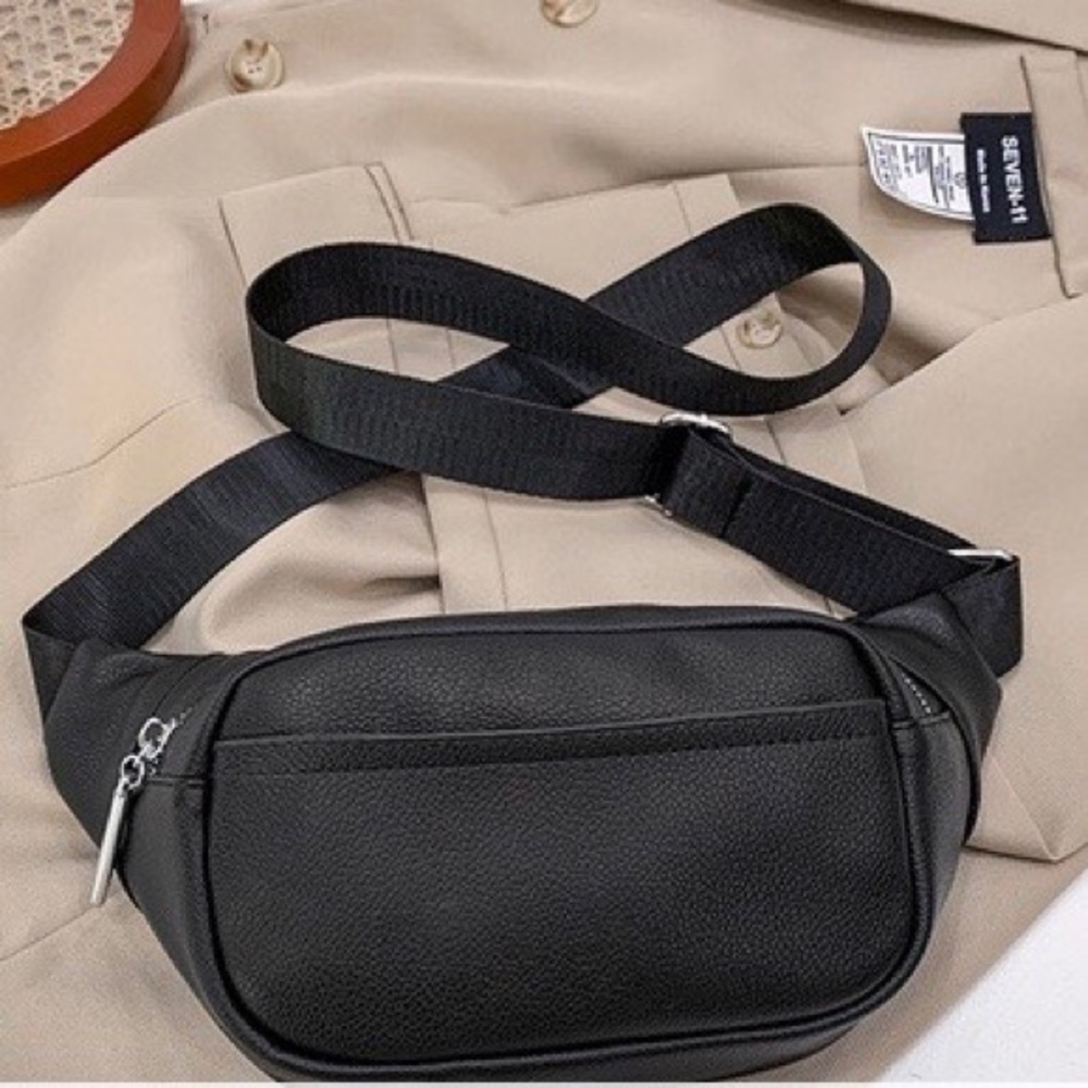 Women’s Solid PU Leather- One Shoulder Crossbody Bag